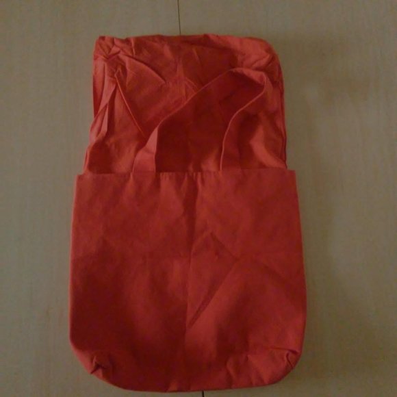 NWOT MY STUFF ORANGE CANVAS TOTE - Picture 4 of 5